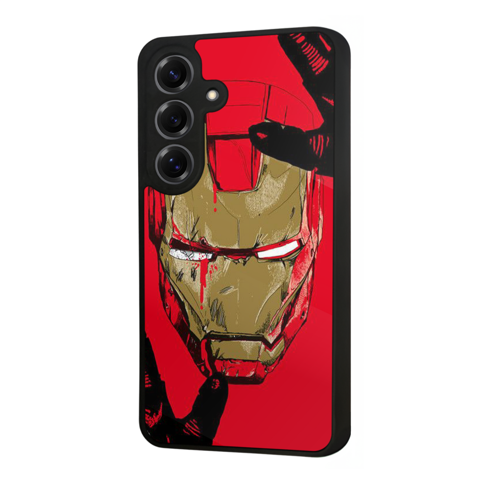 Samsung Galaxy S25 Uyumlu  Iron Man ( Demir Adam ) Tasarımlı Glossy Premium Kılıf