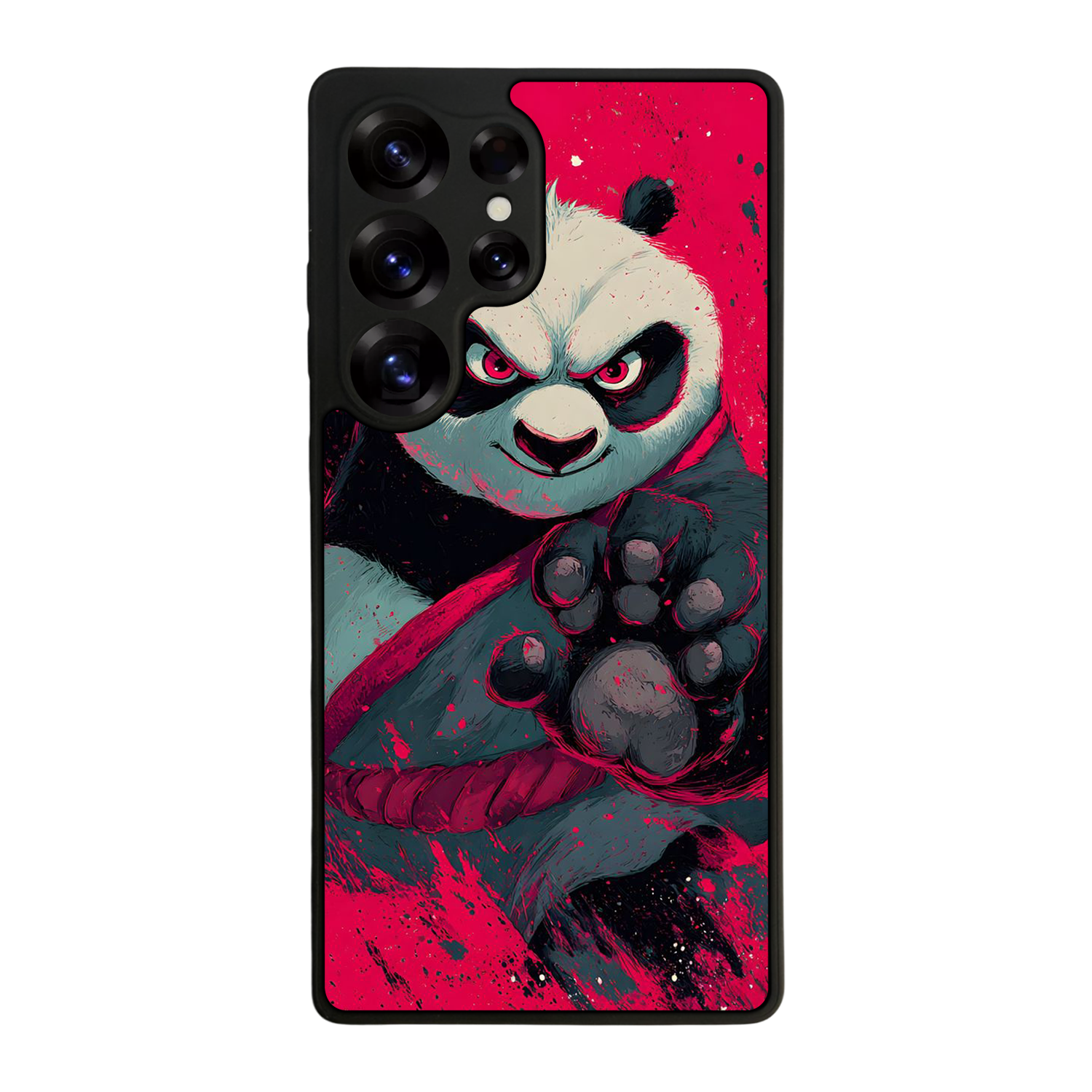 Samsung Galaxy S25 Ultra Uyumlu Kung Fu Panda Tasarımlı Glossy Premium Kılıf