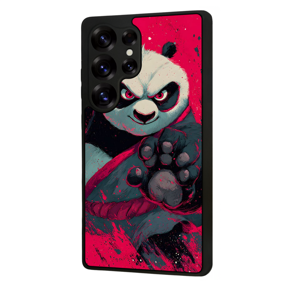 Samsung Galaxy S25 Ultra Uyumlu Kung Fu Panda Tasarımlı Glossy Premium Kılıf