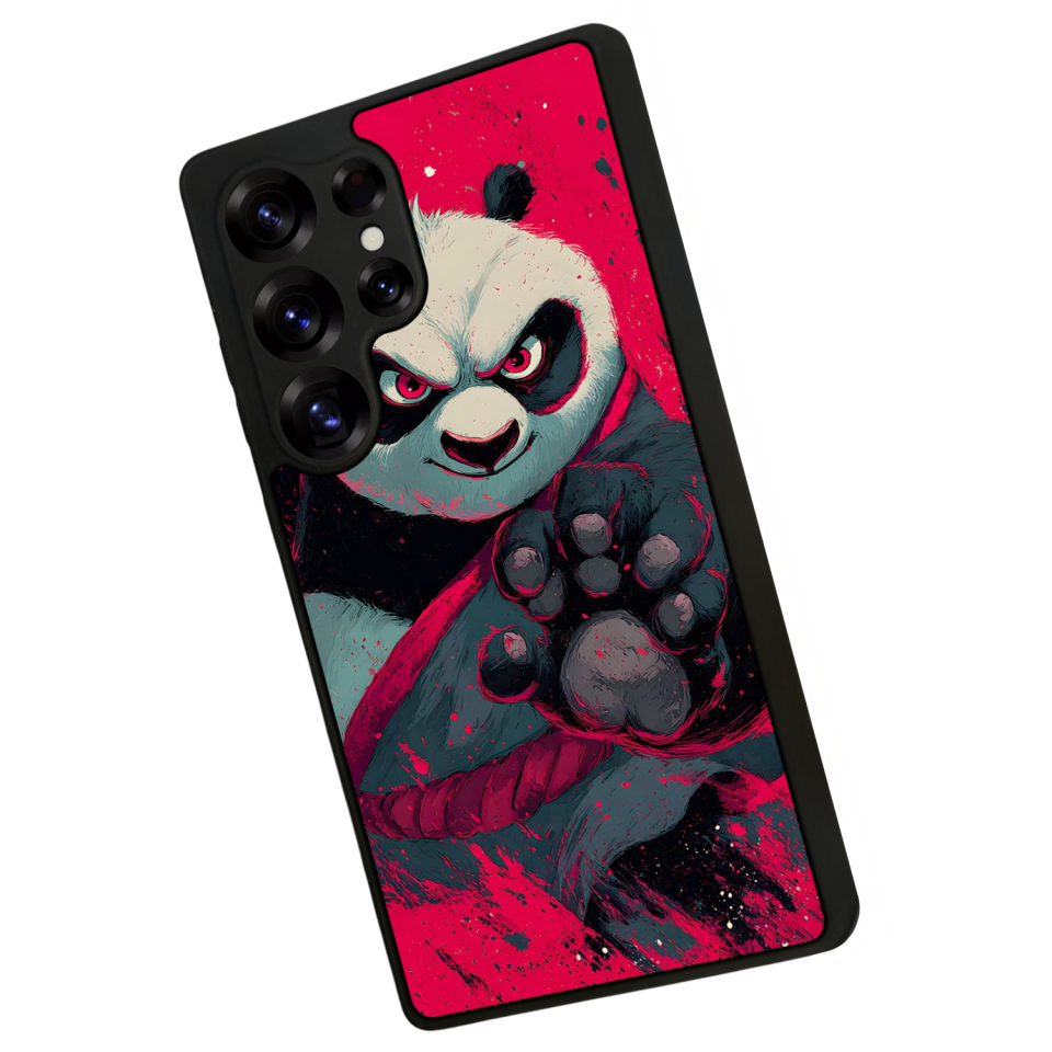 Samsung Galaxy S25 Ultra Uyumlu Kung Fu Panda Tasarımlı Glossy Premium Kılıf