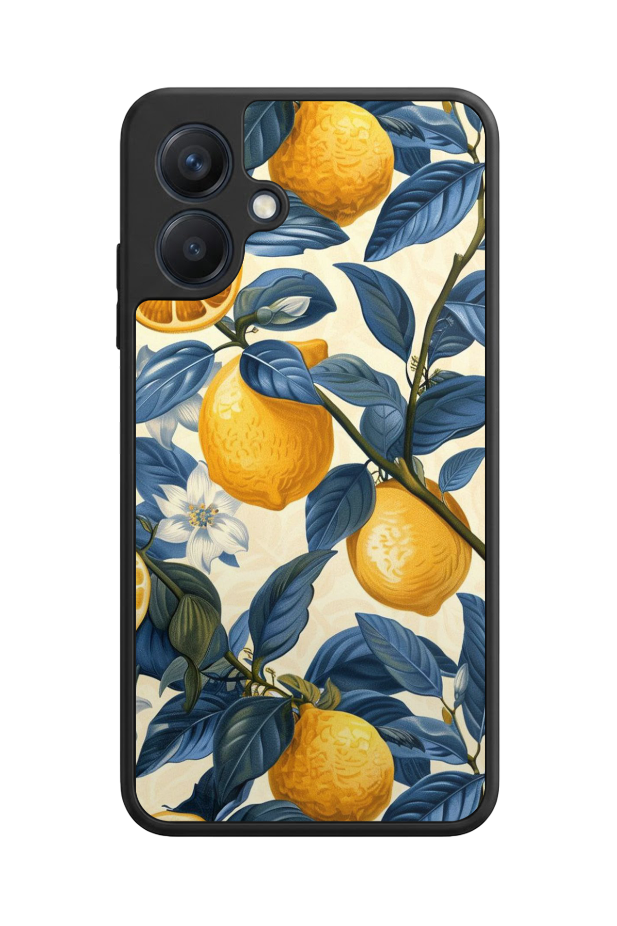 Samsung Galaxy A07 Uyumlu Limon Tasarımlı Glossy Premium Kılıf