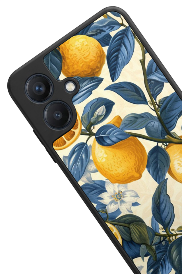 Samsung Galaxy A07 Uyumlu Limon Tasarımlı Glossy Premium Kılıf