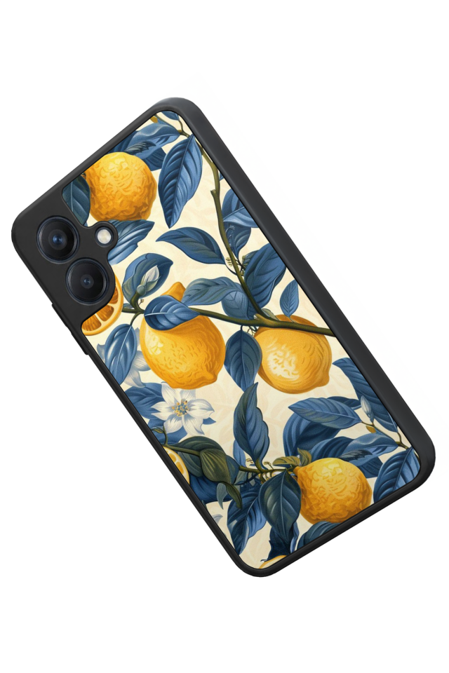 Samsung Galaxy A07 Uyumlu Limon Tasarımlı Glossy Premium Kılıf