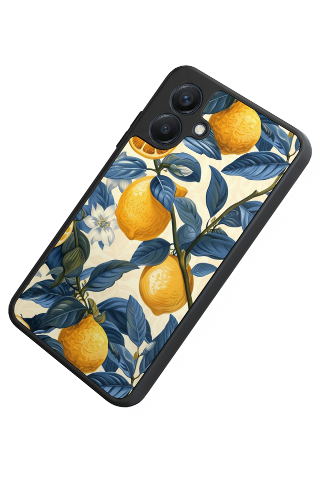 Samsung Galaxy A07 Uyumlu Limon Tasarımlı Glossy Premium Kılıf