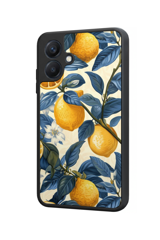 Samsung Galaxy A07 Uyumlu Limon Tasarımlı Glossy Premium Kılıf