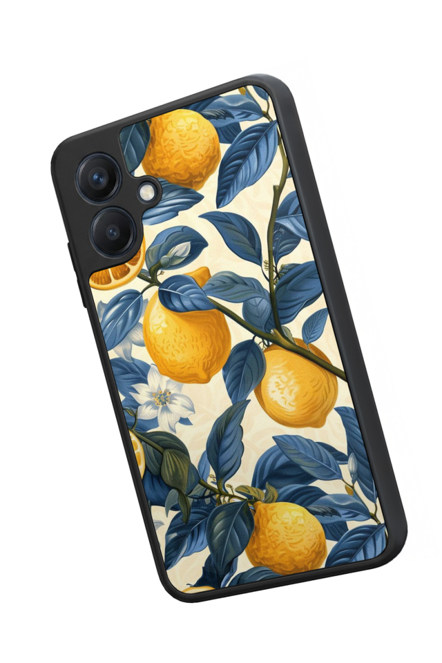 Samsung Galaxy A07 Uyumlu Limon Tasarımlı Glossy Premium Kılıf