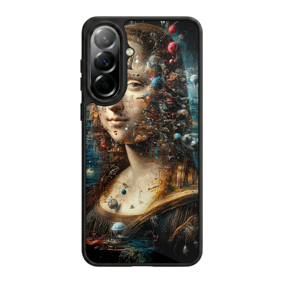 Samsung Galaxy A57 Uyumlu Monalisa Tasarımlı Glossy Premium Kılıf