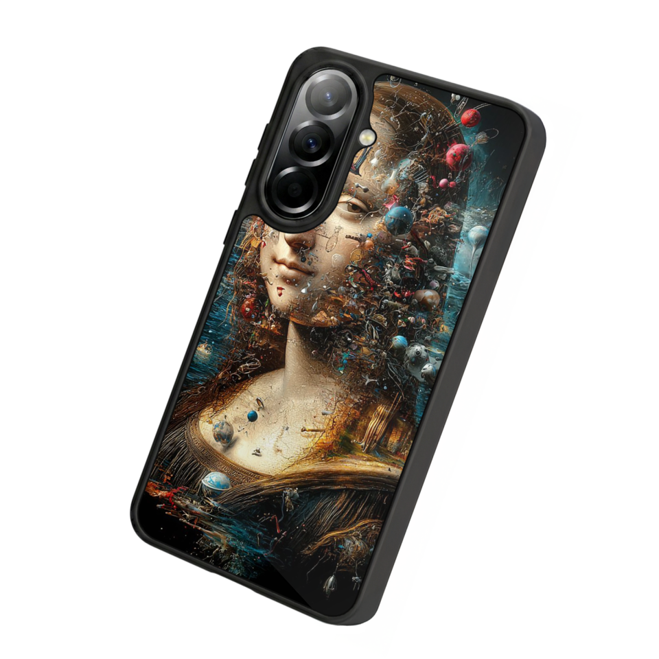 Samsung Galaxy A57 Uyumlu Monalisa Tasarımlı Glossy Premium Kılıf