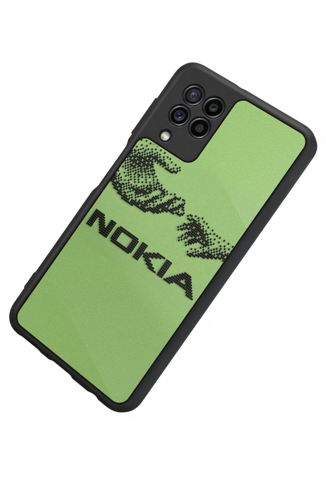 Samsung Galaxy M32 Uyumlu Nokia Tasarımlı Glossy Premium Kılıf