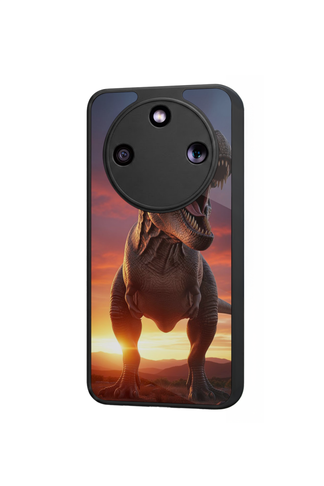 Honor Magic 8 Lite Uyumlu Dinazor Tasarımlı Glossy Premium Kılıf