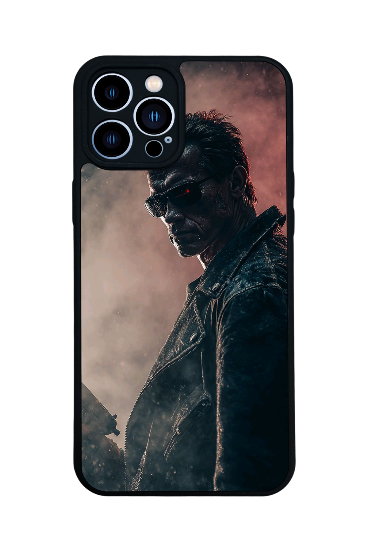 iPhone 13 Pro Max Uyumlu Terminator Tasarımlı Glossy Premium Kılıf