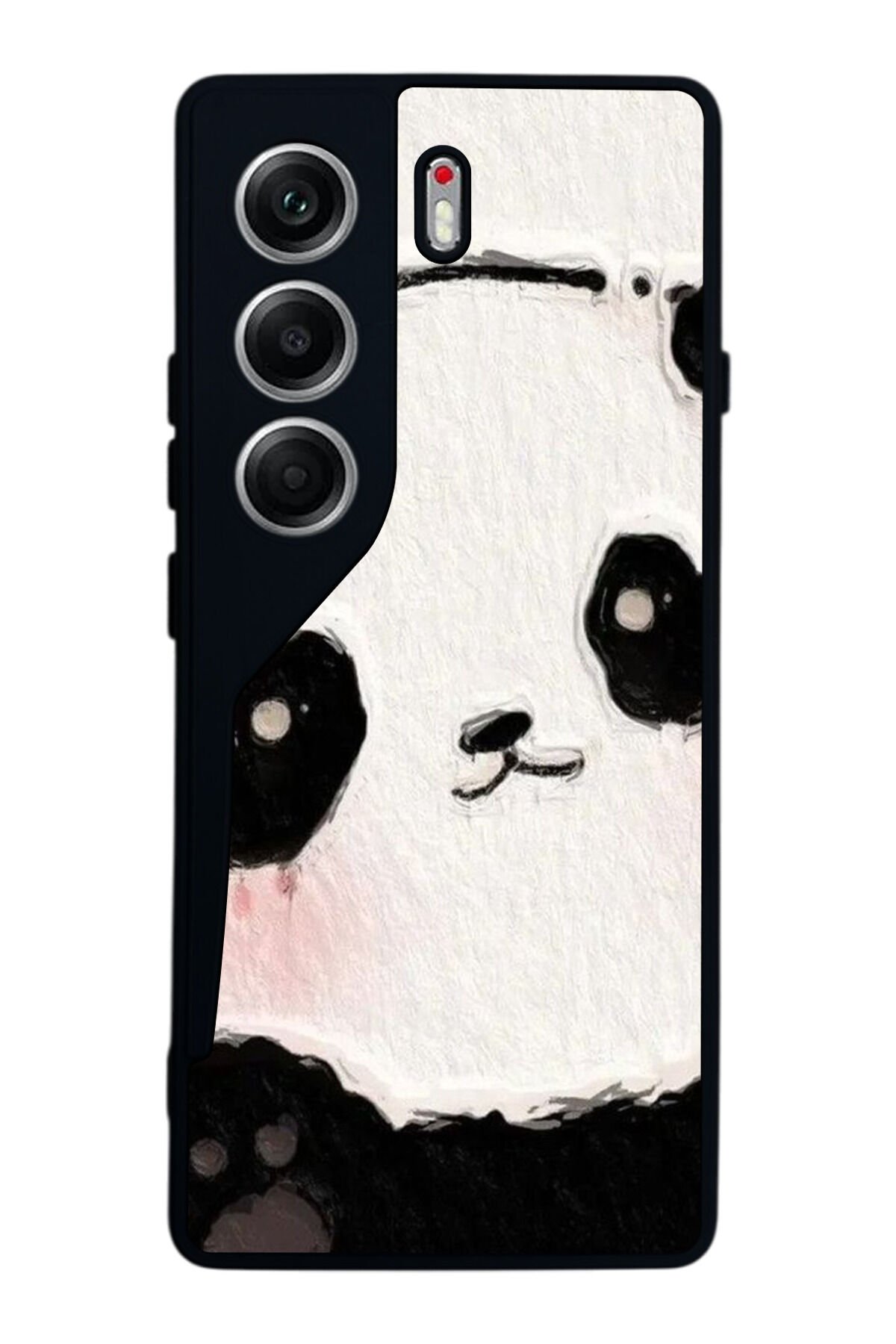 Tecno Camon 40 Uyumlu Panda Tasarımlı Glossy Premium Kılıf