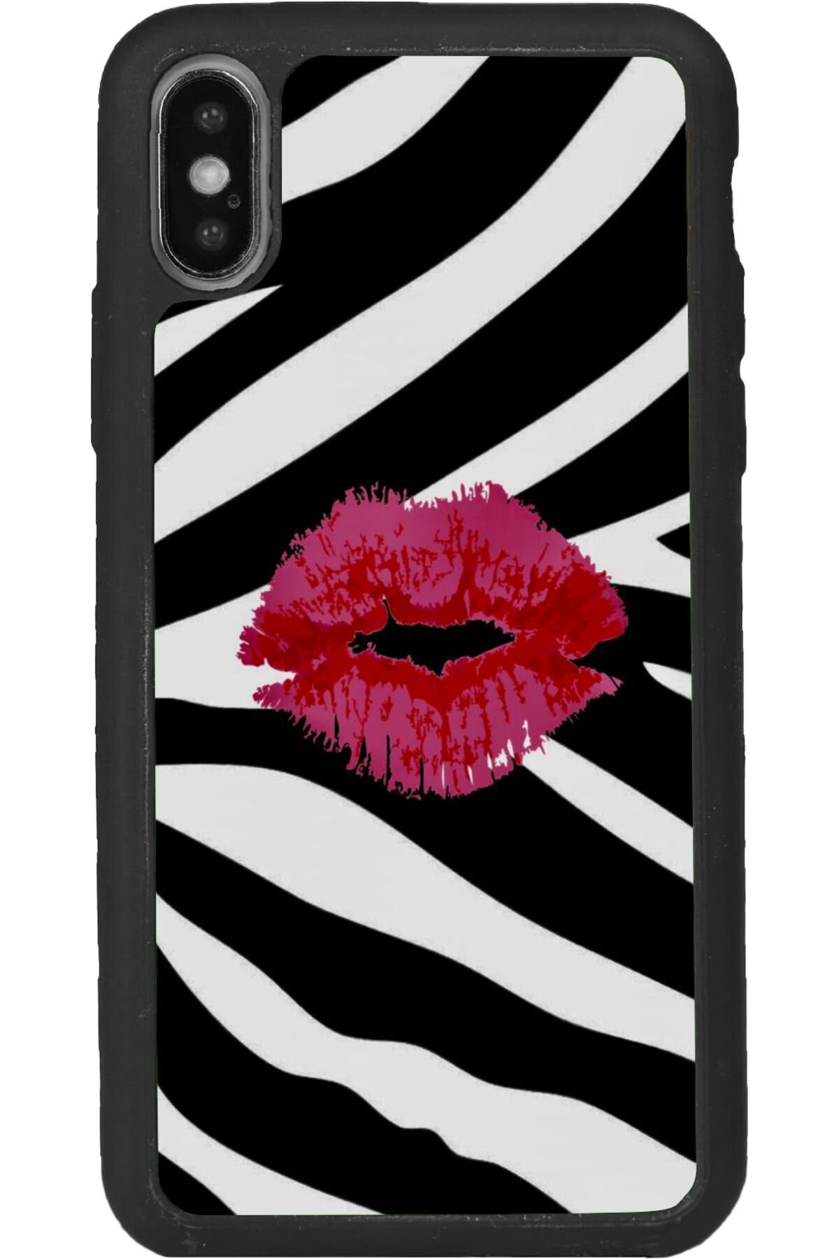 iPhone XS Max Uyumlu Mat Siyah uyumlu Kılıf – Yumuşak Silikon, Koruyucu, Şok Emici Kapak