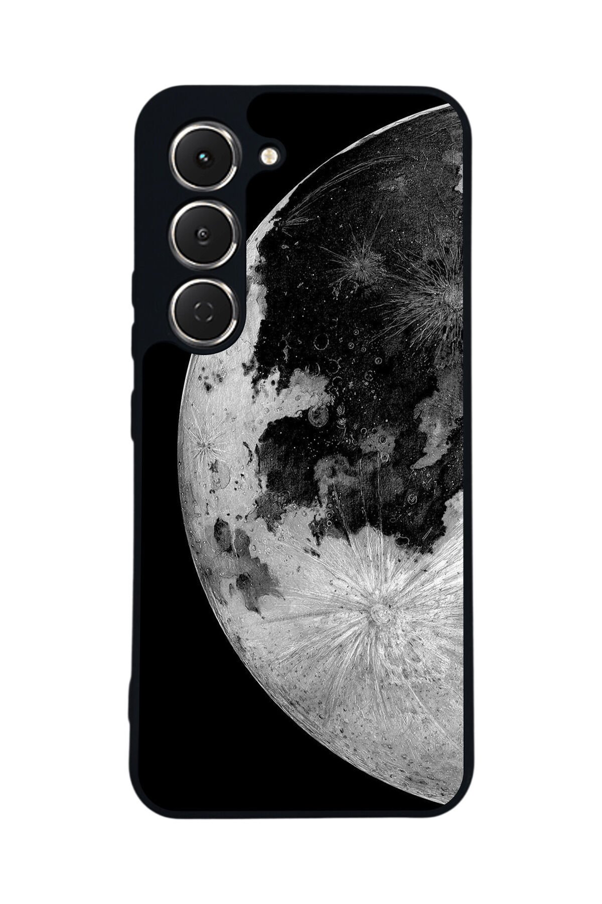 Tecno Spark 40 Pro Uyumlu Ay Tasarımlı Glossy Premium Kılıf