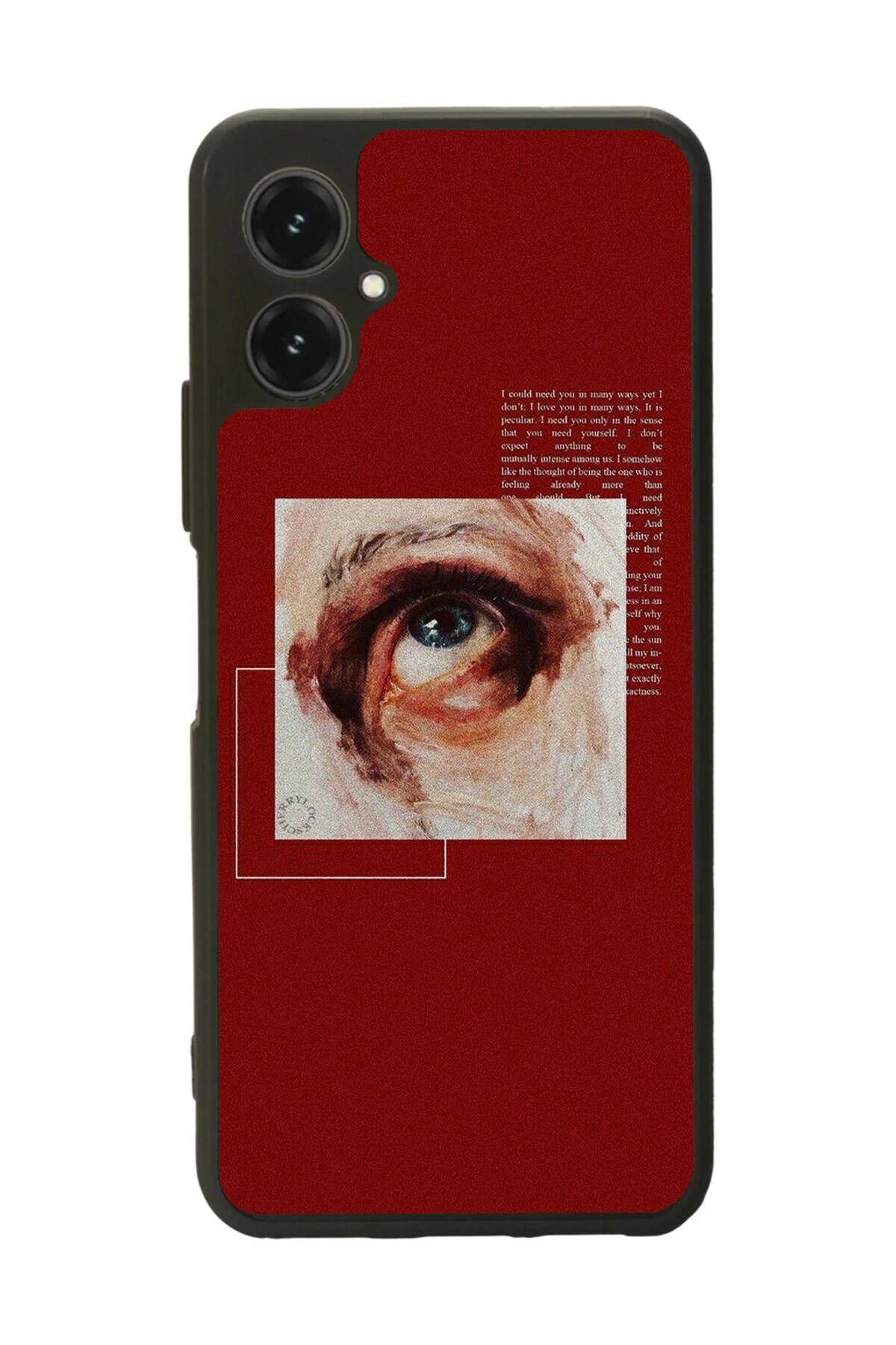 Omix X5 Uyumlu Kirmizi Tasarımlı Glossy Premium Kılıf