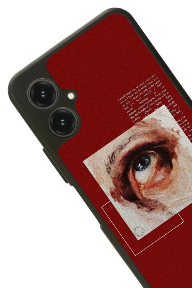 Omix X5 Uyumlu Kirmizi Tasarımlı Glossy Premium Kılıf