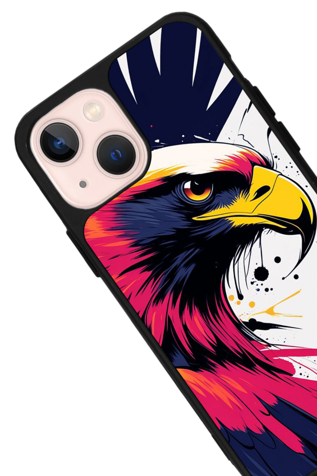 iPhone 15 Uyumlu Besiktas Tasarımlı Glossy Premium Kılıf