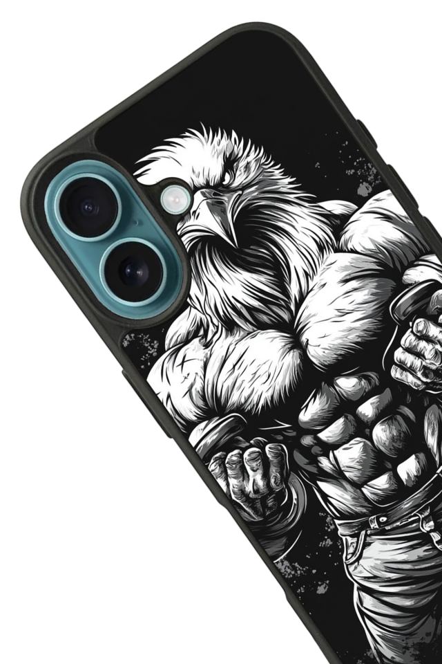 iPhone 16 Plus Uyumlu Besiktas Tasarımlı Glossy Premium Kılıf