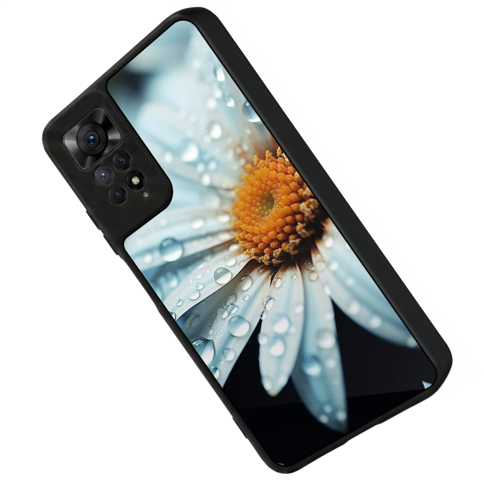 Xiaomi Redmi Note 11 Pro Uyumlu Cicek Tasarımlı Glossy Premium Kılıf