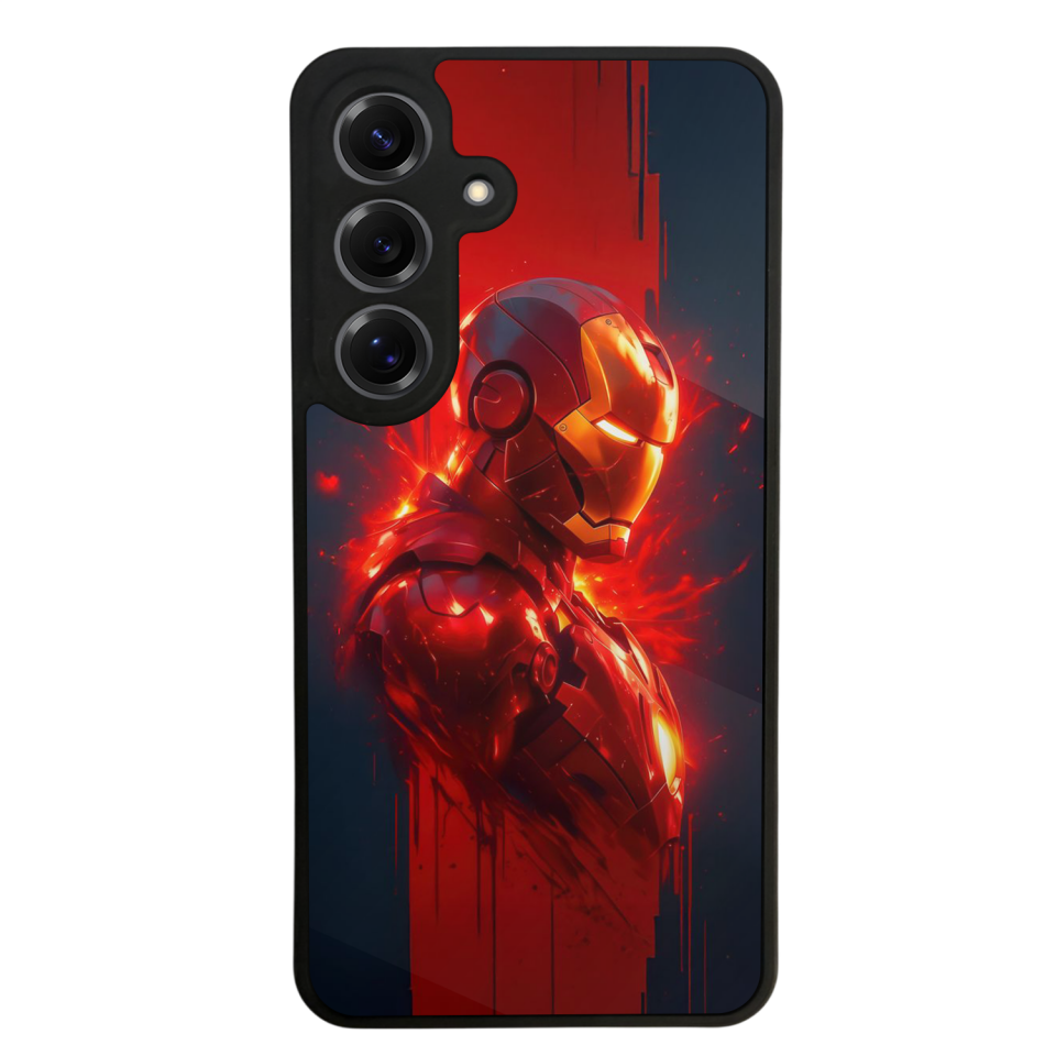 Samsung Galaxy S25 Uyumlu  Iron Man ( Demir Adam ) Tasarımlı Glossy Premium Kılıf