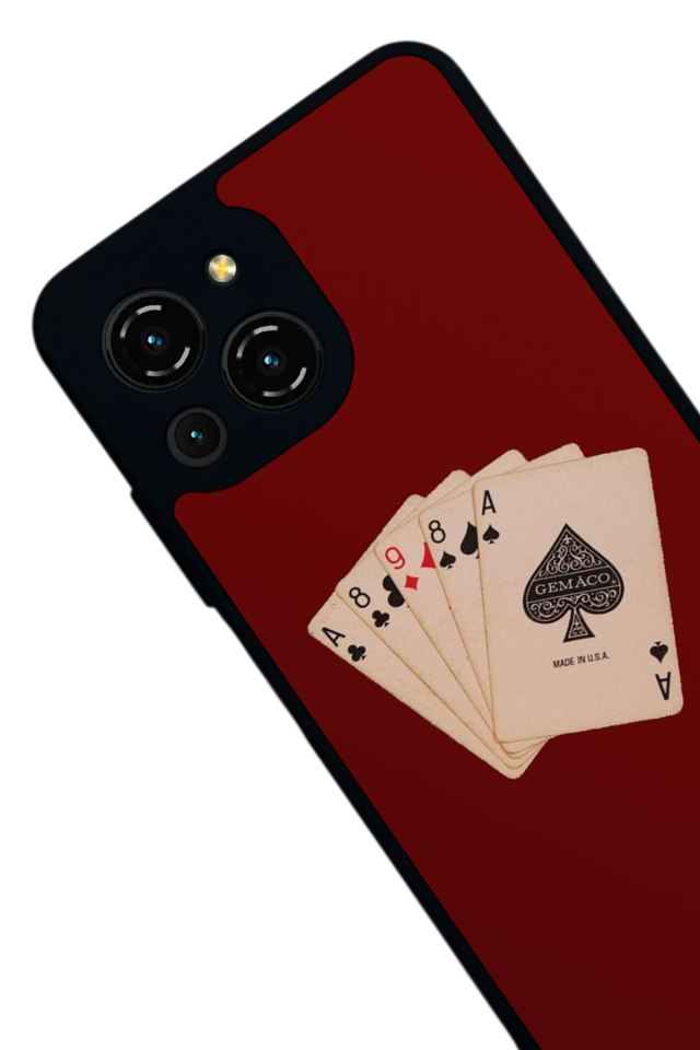 Reeder S23 Pro Max Uyumlu Kart Tasarımlı Glossy Premium Kılıf