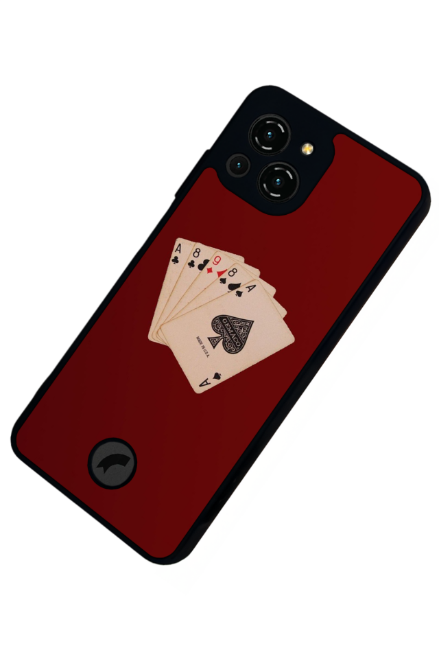 Reeder S23 Pro Max Uyumlu Kart Tasarımlı Glossy Premium Kılıf