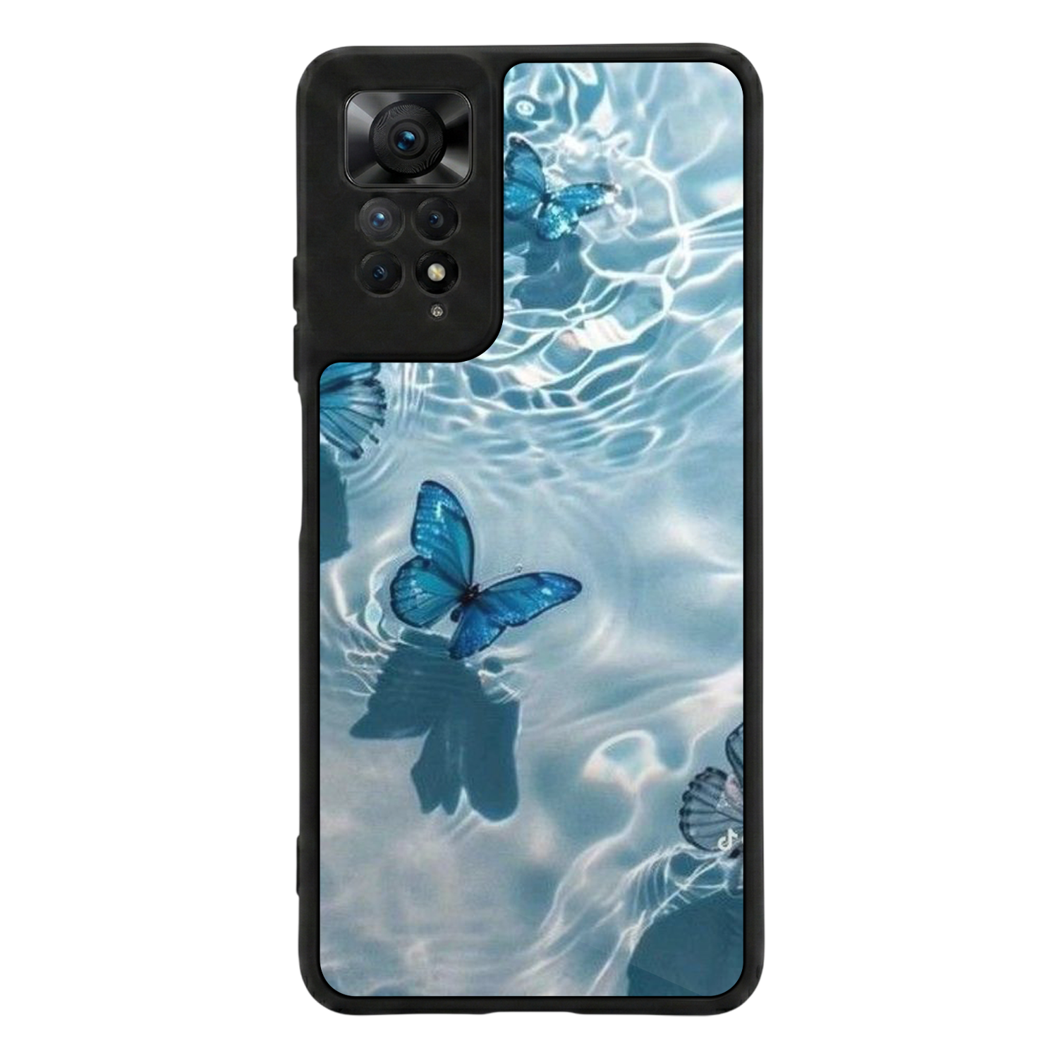 Xiaomi Redmi Note 12 Pro Uyumlu Kelebek Tasarımlı Glossy Premium Kılıf