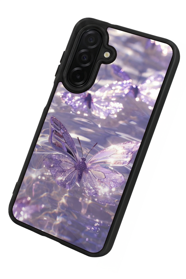 Samsung Galaxy A26 Uyumlu Kelebek Tasarımlı Glossy Premium Kılıf