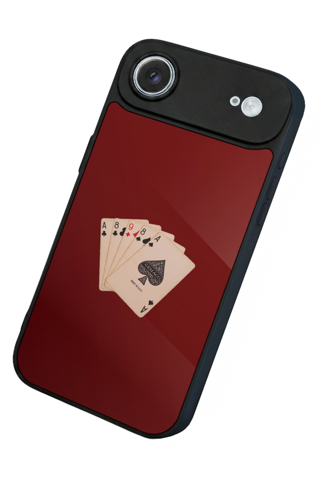 iPhone 17 Air Uyumlu Kirmizi Tasarımlı Glossy Premium Kılıf