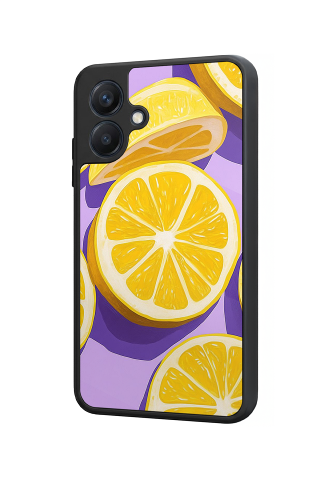Samsung Galaxy A07 Uyumlu Limon Tasarımlı Glossy Premium Kılıf