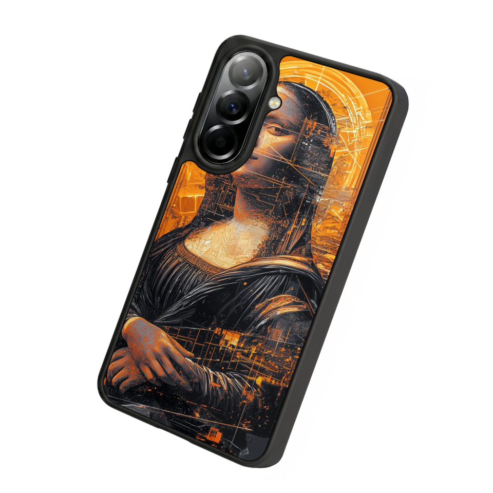 Samsung Galaxy A57 Uyumlu Monalisa Tasarımlı Glossy Premium Kılıf