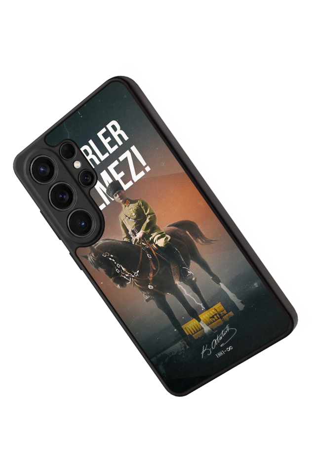 Samsung Galaxy S26 Ultra Uyumlu Mustafa Kemal Ataturk Tasarımlı Glossy Premium Kılıf