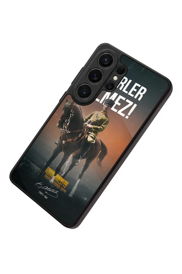 Samsung Galaxy S26 Ultra Uyumlu Mustafa Kemal Ataturk Tasarımlı Glossy Premium Kılıf