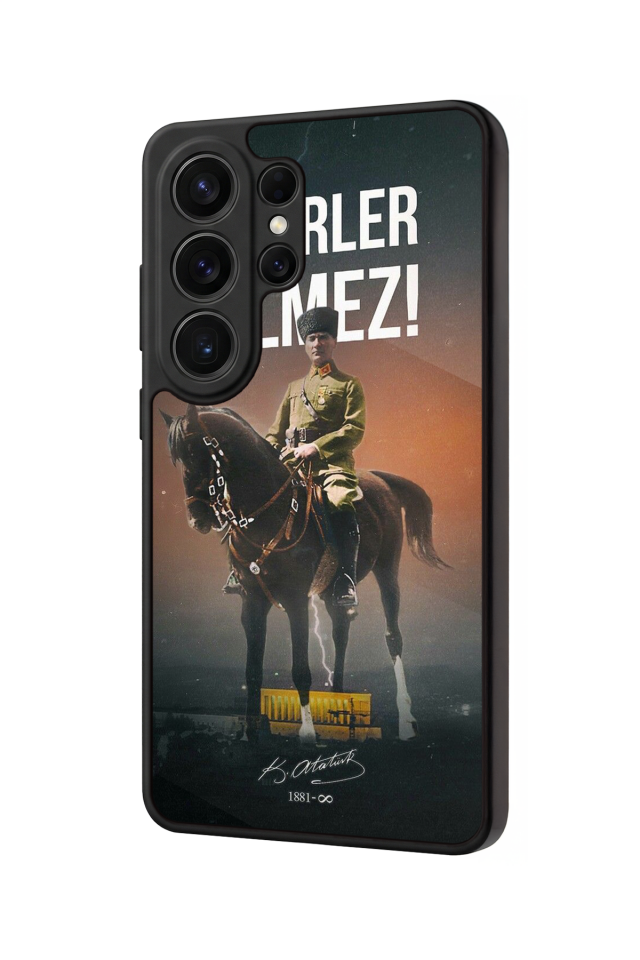 Samsung Galaxy S26 Ultra Uyumlu Mustafa Kemal Ataturk Tasarımlı Glossy Premium Kılıf