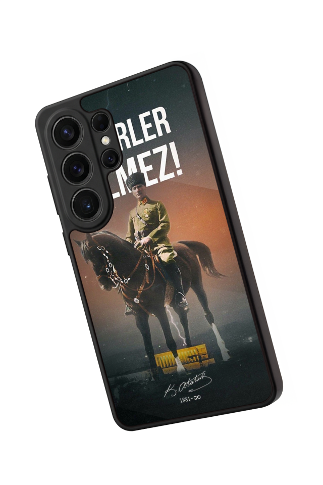 Samsung Galaxy S26 Ultra Uyumlu Mustafa Kemal Ataturk Tasarımlı Glossy Premium Kılıf