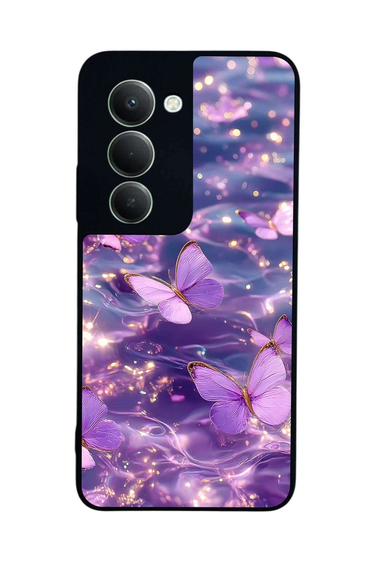 Xiaomi Redmi 15 5G Uyumlu Kelebek Tasarımlı Glossy Premium Kılıf