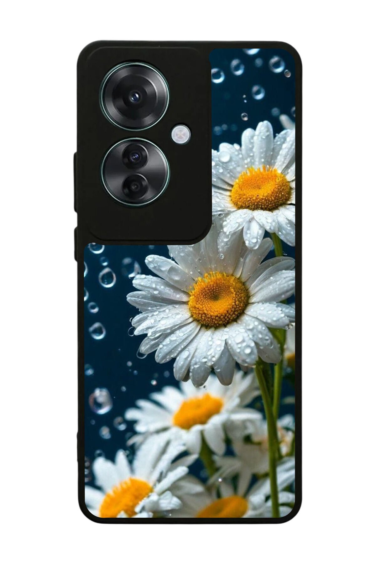 Oppo Reno 11F Uyumlu Cicek Tasarımlı Glossy Premium Kılıf