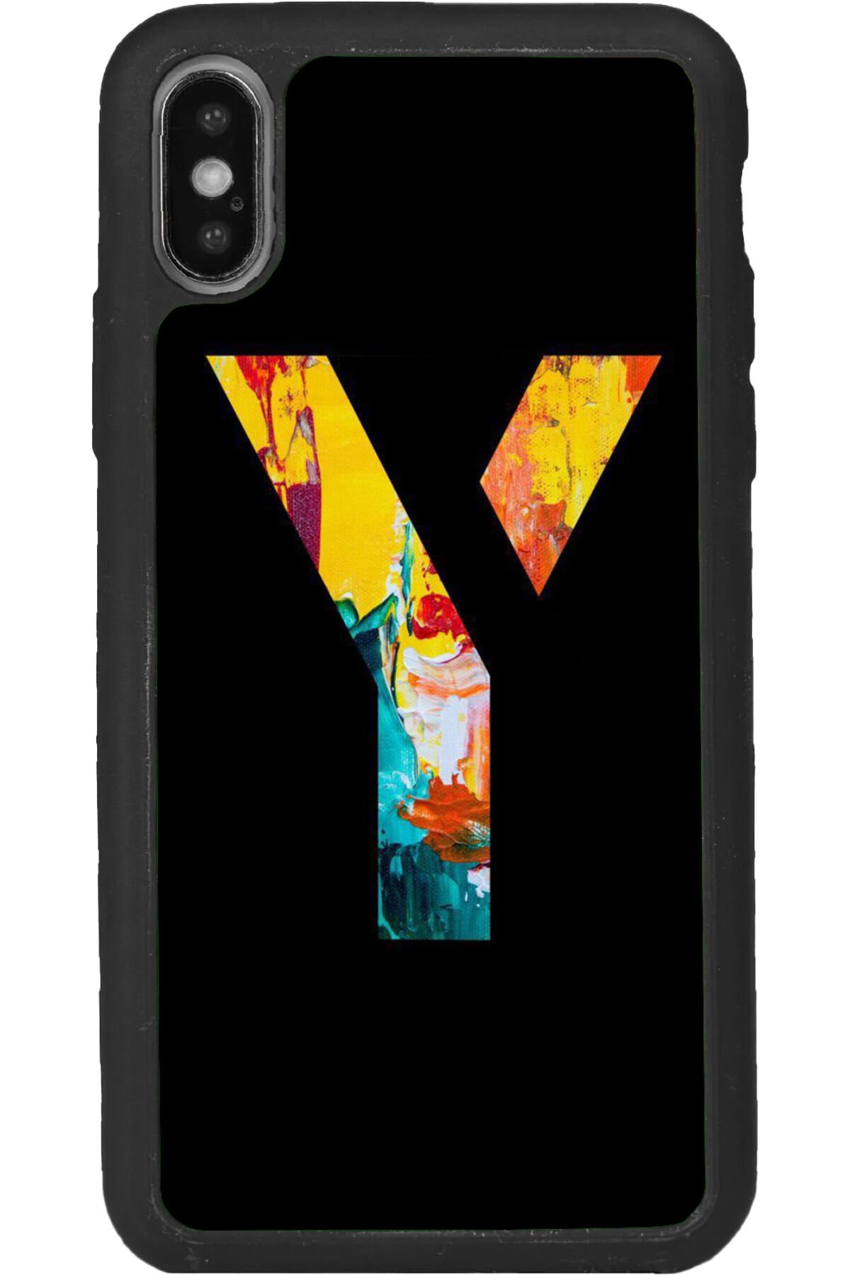 iPhone XS Max Uyumlu Mat Siyah uyumlu Kılıf – Yumuşak Silikon, Koruyucu, Şok Emici Kapak