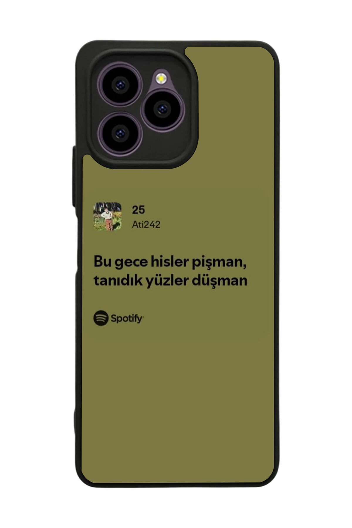Omix X6 Uyumlu Sarki Sozleri Tasarımlı Glossy Premium Kılıf