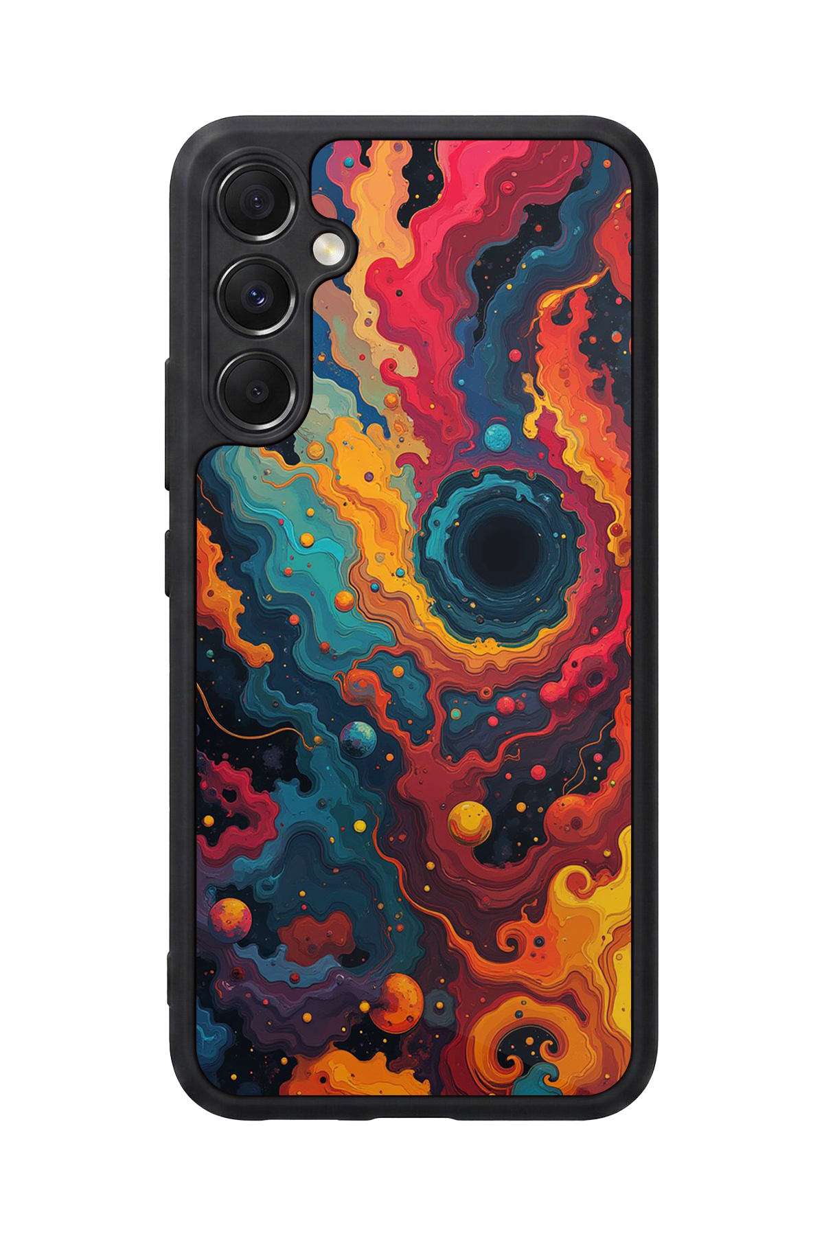 Samsung Galaxy M34 Uyumlu Abstract Tasarımlı Glossy Premium Kılıf