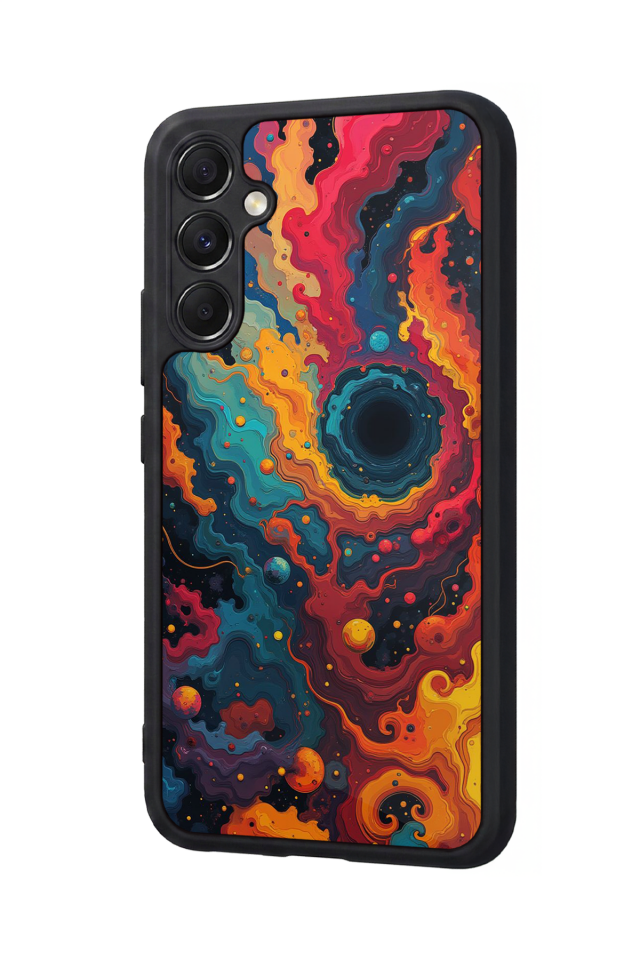 Samsung Galaxy M34 Uyumlu Abstract Tasarımlı Glossy Premium Kılıf