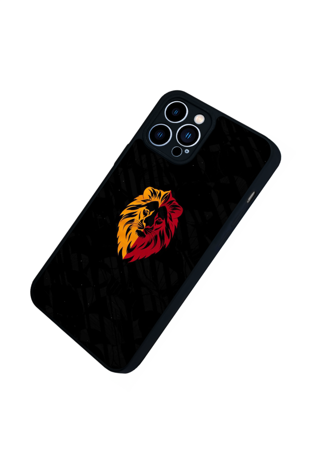 iPhone 13 Pro Max Uyumlu Aslan Tasarımlı Glossy Premium Kılıf
