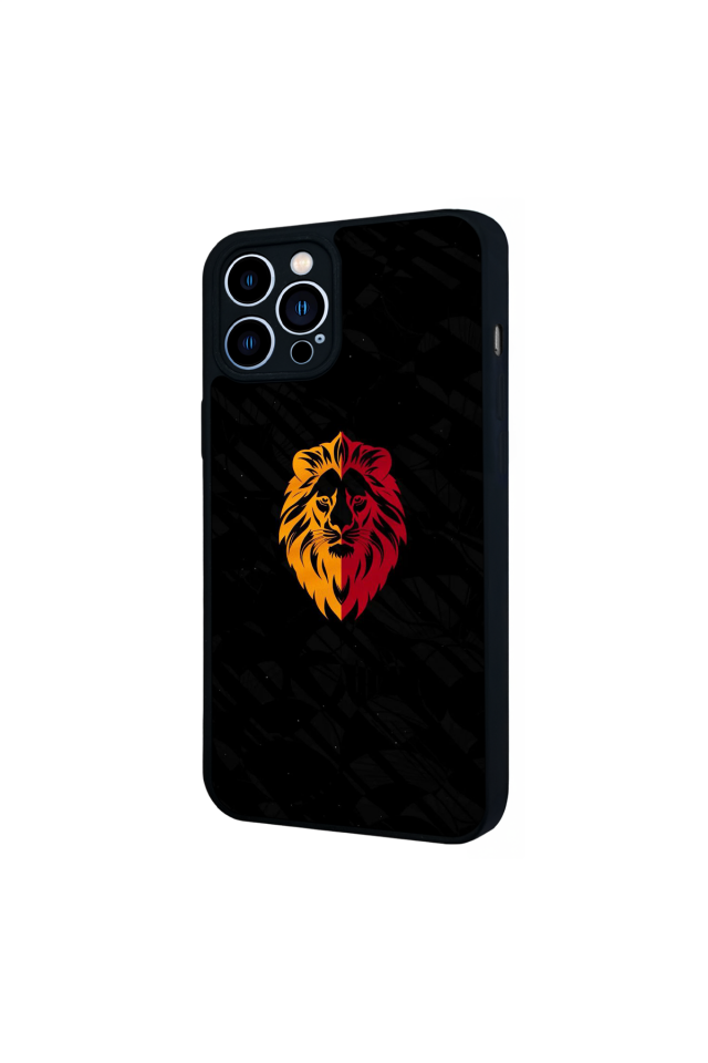 iPhone 13 Pro Max Uyumlu Aslan Tasarımlı Glossy Premium Kılıf