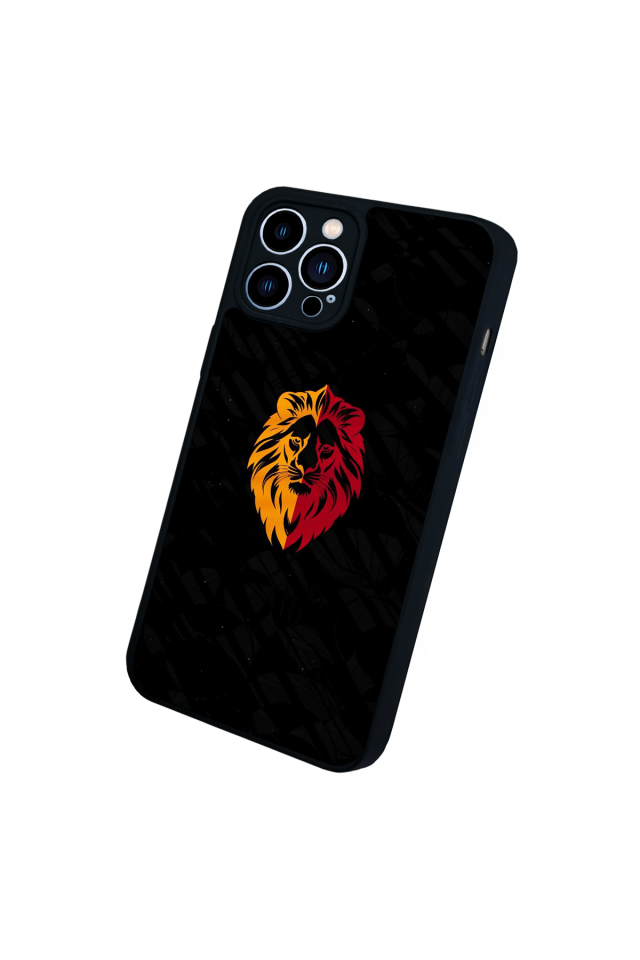 iPhone 13 Pro Max Uyumlu Aslan Tasarımlı Glossy Premium Kılıf