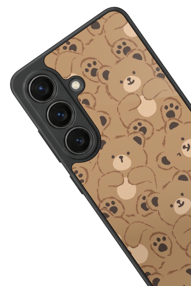 Samsung Galaxy S26 Uyumlu Ayı Tasarımlı Glossy Premium Kılıf