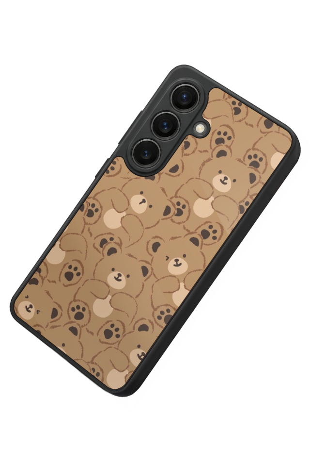 Samsung Galaxy S26 Uyumlu Ayı Tasarımlı Glossy Premium Kılıf