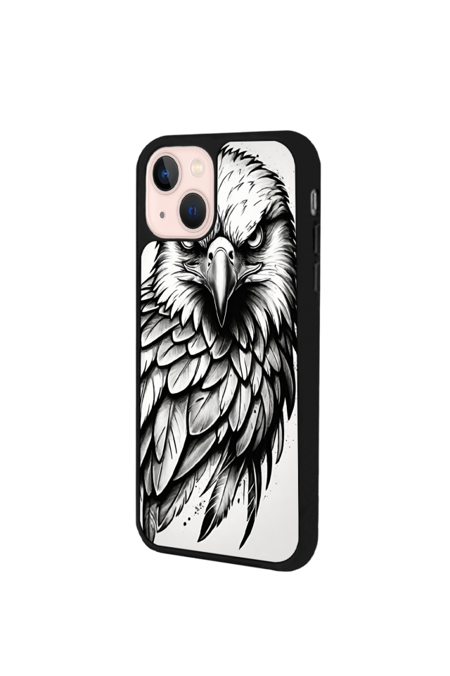 iPhone 15 Uyumlu Besiktas Tasarımlı Glossy Premium Kılıf