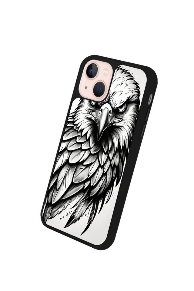 iPhone 15 Uyumlu Besiktas Tasarımlı Glossy Premium Kılıf