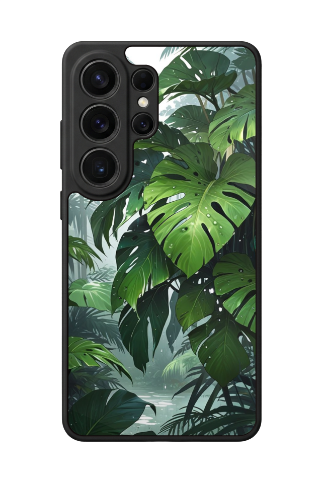 Samsung Galaxy S26 Ultra Uyumlu Botanik Tasarımlı Glossy Premium Kılıf