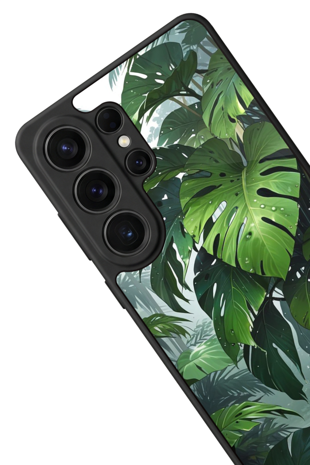 Samsung Galaxy S26 Ultra Uyumlu Botanik Tasarımlı Glossy Premium Kılıf